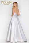 One-Shoulder Mikado Long Ball Gown - 1912E9202