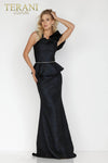 Champagne Long Stretch Jacquard Mother Of The Bride Dress - 2011M2167