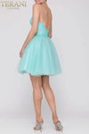 Tiffany Tulle Short Prom Dress with Crystals - 2011P1024