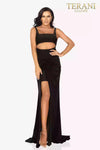 Sexy Cut out midriff prom dress with twist Jersey skirt -  2011P1061