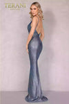 Prom sexy glitter metallic long dress -  2011P1117