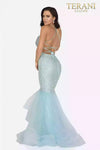 Crystal beaded sexy fitted mermaid prom gown - 2011P1143