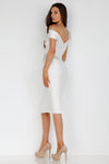 Off-Shoulder Mikado Cocktail Dress - 2011C2009