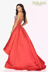 Crystal high low evening dress with a sweetheart neckline -  2012P1286