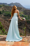 Strapless A-line Gown with a Cascading Peplum - 2012P1288