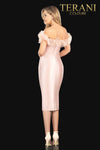 Ruffle Sweetheart Off-Shoulder Sheath Dress - 2021C2604