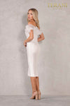 Ruffle Sweetheart Off-Shoulder Sheath Dress - 2021C2604