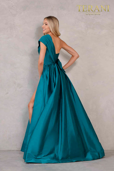 Spruce One Shoulder Long Evening Dress - 2021E2779