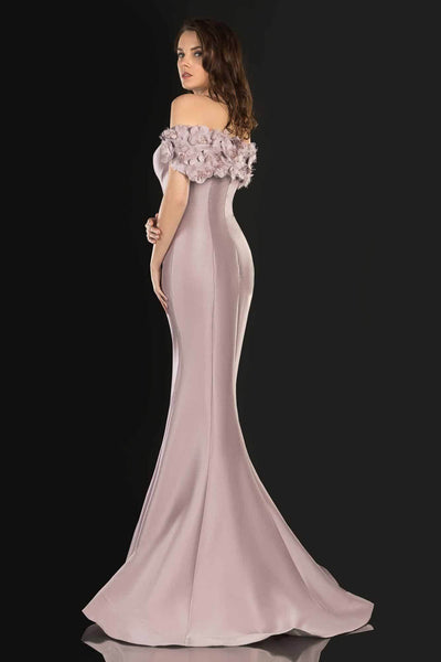 Floral Off Shoulder Long Gown - 2021E2799