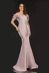 Floral Off Shoulder Long Gown - 2021E2799