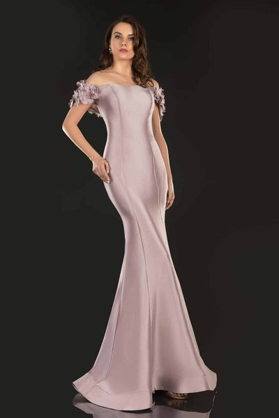 Floral Off Shoulder Long Gown - 2021E2799