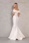 Floral Off Shoulder Long Gown - 2021E2799