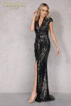 Black Long Telio Evening Dress - 2021E2860