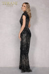 Black Long Telio Evening Dress - 2021E2860
