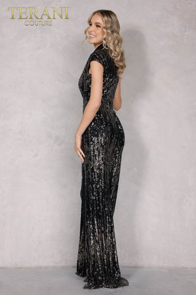 Black Long Telio Evening Dress - 2021E2860