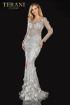 Silver Long Tulle Pageant Dress - 2021GL3148