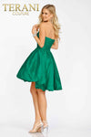 Strapless Sweetheart Neckline Taffeta Mini Prom Dress - 2021H3323