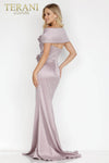 Emerald Long Stretch Mikado Mother of the Bride Dress - 2021M2969