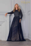 Bateau Embellished A Line Gown - 2021M2973