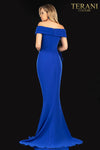 Mother Of The Bride Stretch, Off Shoulder With Bead Applique - 2021M2986