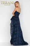 Evening Strapless Gown with Overskirt - 2021E2865