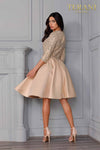 Jewel Neck Short Dress - 2027H3388