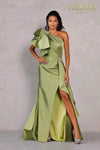 Pewter Evening Dress With Glitz And Glamor - 2111E4728