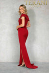 Sleek Mother Of The Bride Dress With Asymmetric Embellishments - 2111M5289
