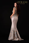Trendy A-Line Pewter Bronze Mother of the Bride Dress - 2111M5302