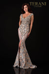 Trendy A-Line Pewter Bronze Mother of the Bride Dress - 2111M5302