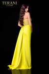 Wrapped Bodice with a High Slit Dress - 2111P4020