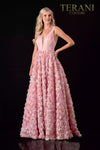 Chic Sleeveless Halter Neck Blush Prom Dress - 2111P4102