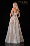Strapless White Nude Prom Dress - 2111P4105