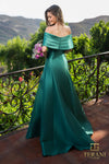 Emerald Long Stretch Mikado Mother Of The Bride Dress - 2112M5404