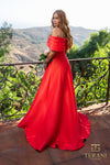 Emerald Long Stretch Mikado Mother Of The Bride Dress - 2112M5404