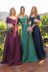 Emerald Long Stretch Mikado Mother Of The Bride Dress - 2112M5404