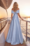 Emerald Long Stretch Mikado Mother Of The Bride Dress - 2112M5404