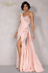 Blush,emerald, Red Long 2 Way Stretch Evening Dress - 2214e0164