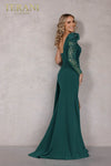 Blush,emerald, Red Long 2 Way Stretch Evening Dress - 2214e0164