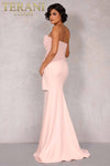 Terani Simple Strapless Dress with Peplum - Strapless Peplum Dress 2214E0165