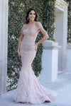 Emerald Long Lace Pageant Dresses 2022 Dress - 2214GL0113