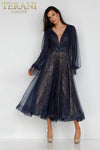 Double Layered Lace Gown- 231C0224