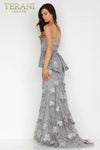 Strapless Peplum Tiered Mermaid Dress - 231E0307