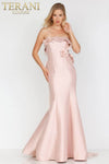 Strapless Formal Mermaid Dress with Train - 231E0308