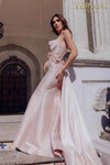 Strapless Formal Mermaid Dress with Train - 231E0308