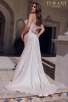 Strapless Formal Mermaid Dress with Train - 231E0308
