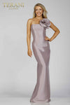 3D Flower Embellished Evening Gown- 231E0319