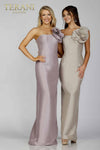 3D Flower Embellished Evening Gown- 231E0319