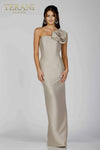 3D Flower Embellished Evening Gown- 231E0319
