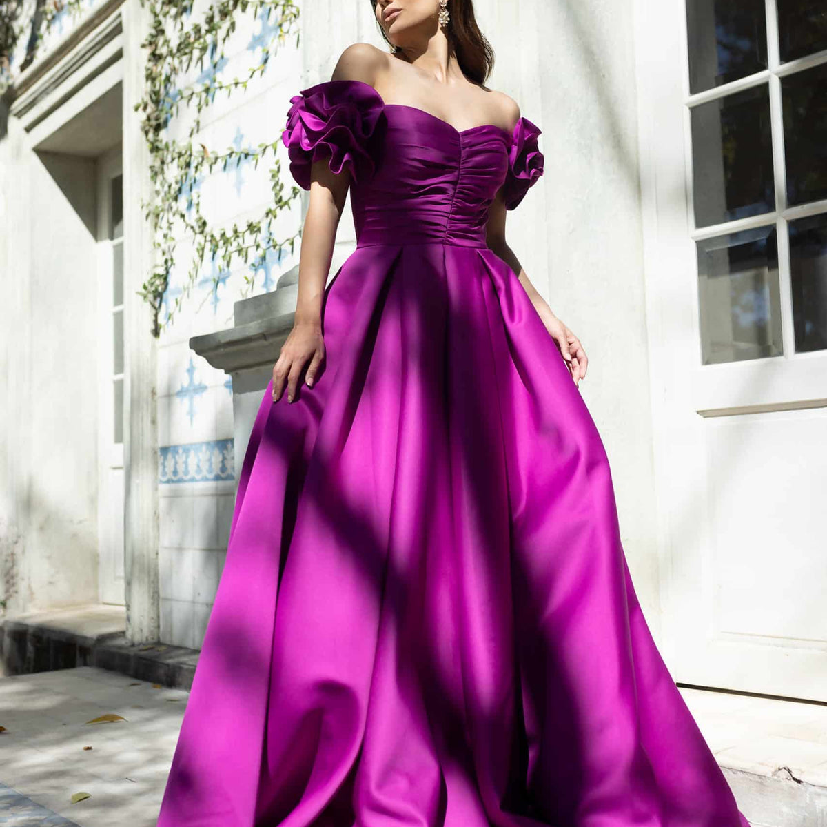 emerald purple dress Slit Royal Purple Maxi Dress Tina Holly TT003 Long Fitted Slit Formal  Evening Prom Dress Emerald
